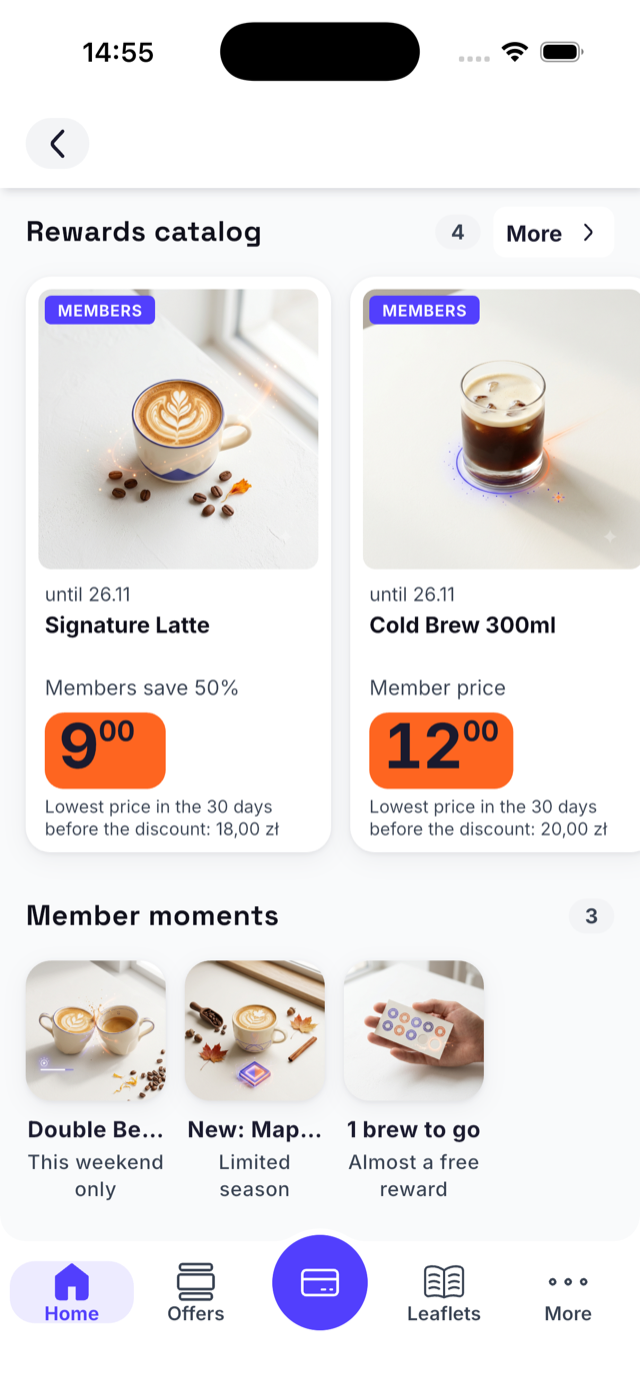 Every purchase earns rewards